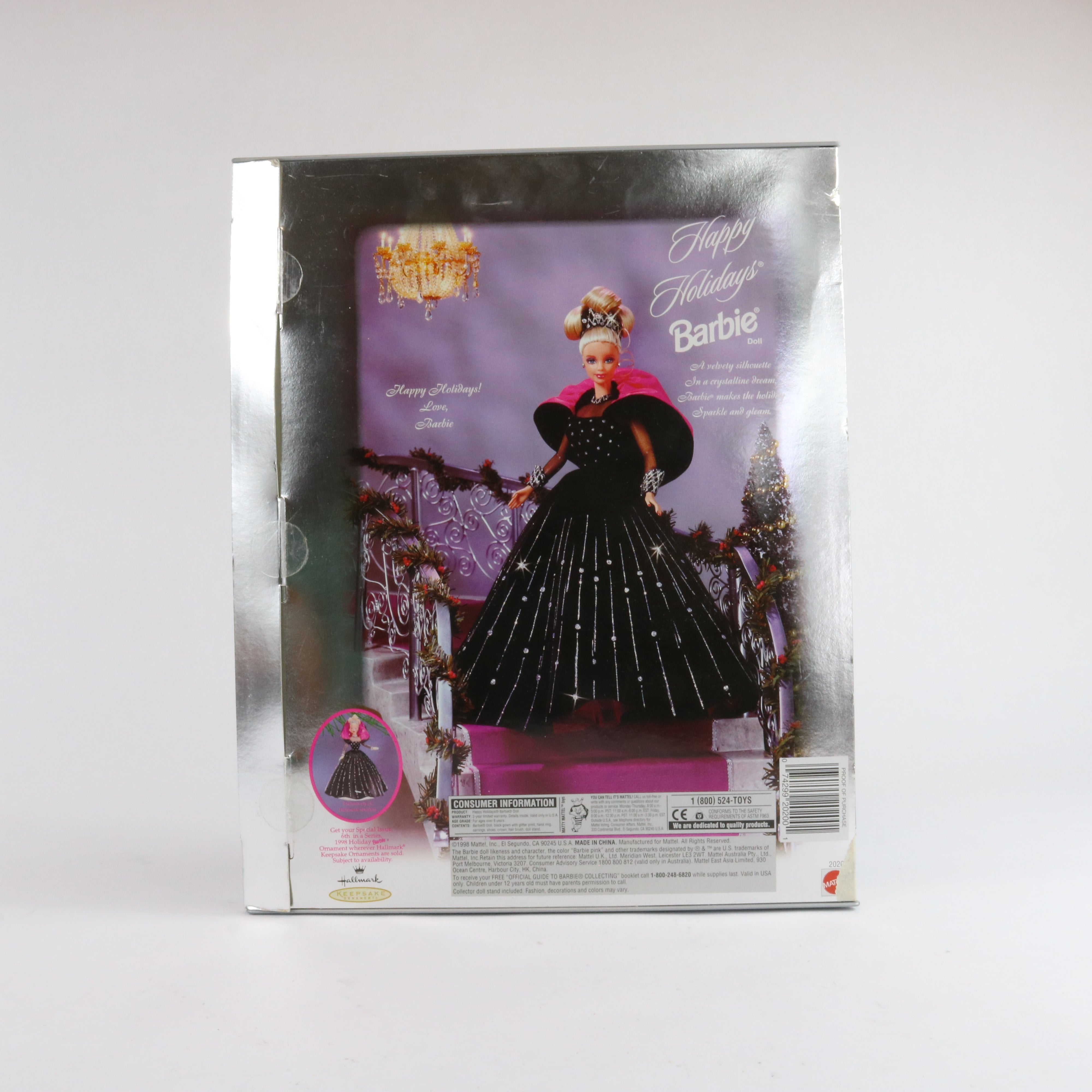 1998 happy holidays online barbie